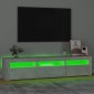 vidaXL Έπιπλο Τηλεόρασης με LED Γκρι Σκυροδέματος 180x35x40 εκ.
