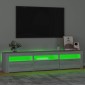 vidaXL Έπιπλο Τηλεόρασης με LED Γκρι Sonoma 180x35x40 εκ.