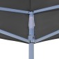 vidaXL Κάλυμμα Τέντας Εκδηλώσεων Ανθρακί 2 x 2 μ. 270 γρ/μ²