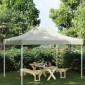 vidaXL Κάλυμμα Τέντας Εκδηλώσεων Κρεμ 4 x 3 μ. 270 γρ/μ²