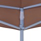 vidaXL Κάλυμμα Τέντας Εκδηλώσεων Καφέ 4 x 3 μ. 270 γρ/μ²