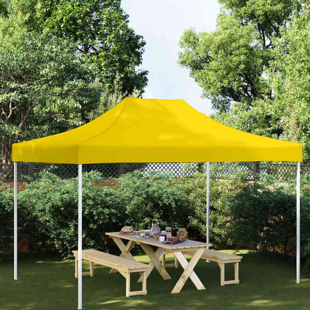 vidaXL Κάλυμμα Τέντας Εκδηλώσεων Κίτρινο 4 x 3 μ. 270 γρ/μ²