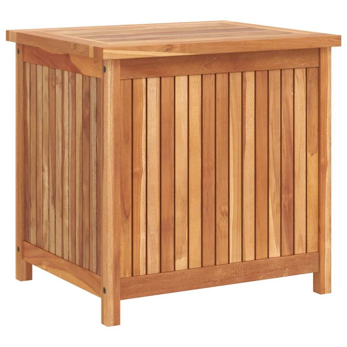 vidaXL Μπαούλο Αποθήκευσης Κήπου 60 x 50 x 58 εκ. από Μασίφ Ξύλο Teak