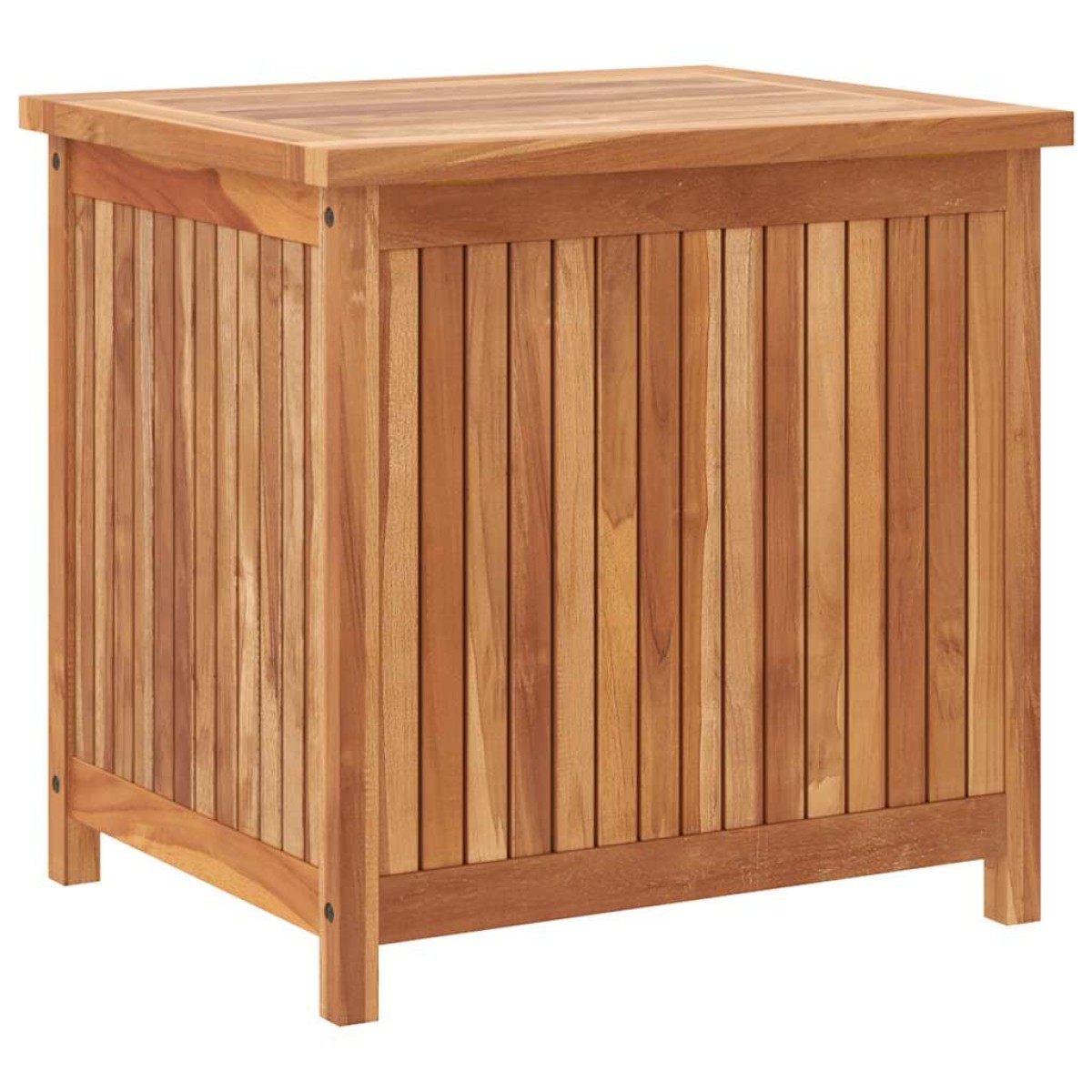 vidaXL Μπαούλο Αποθήκευσης Κήπου 60 x 50 x 58 εκ. από Μασίφ Ξύλο Teak