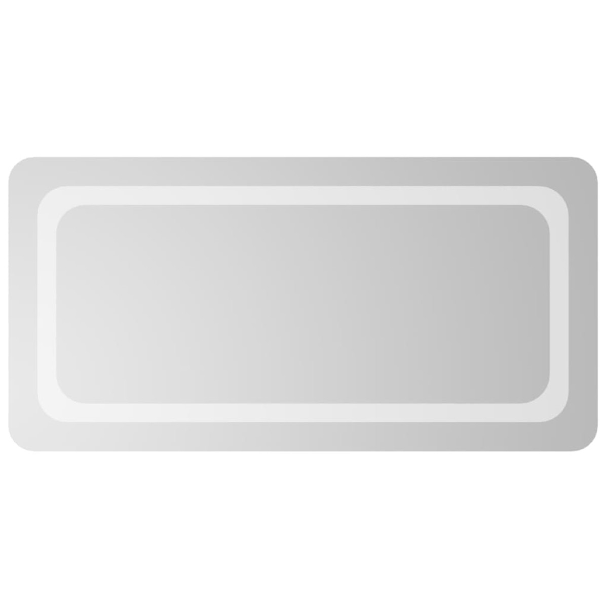 vidaXL Καθρέφτης Μπάνιου με LED 40x80 εκ.