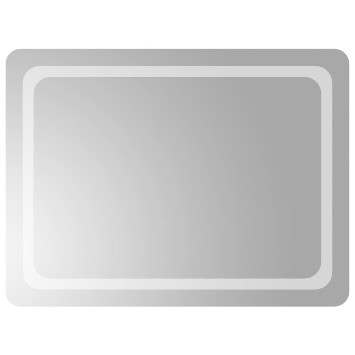 vidaXL Καθρέφτης Μπάνιου με LED 60x80 εκ.
