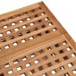 vidaXL Τραπέζι Κήπου Πτυσσόμενο 50 x 50 x 50 εκ. από Μασίφ Ξύλο Teak