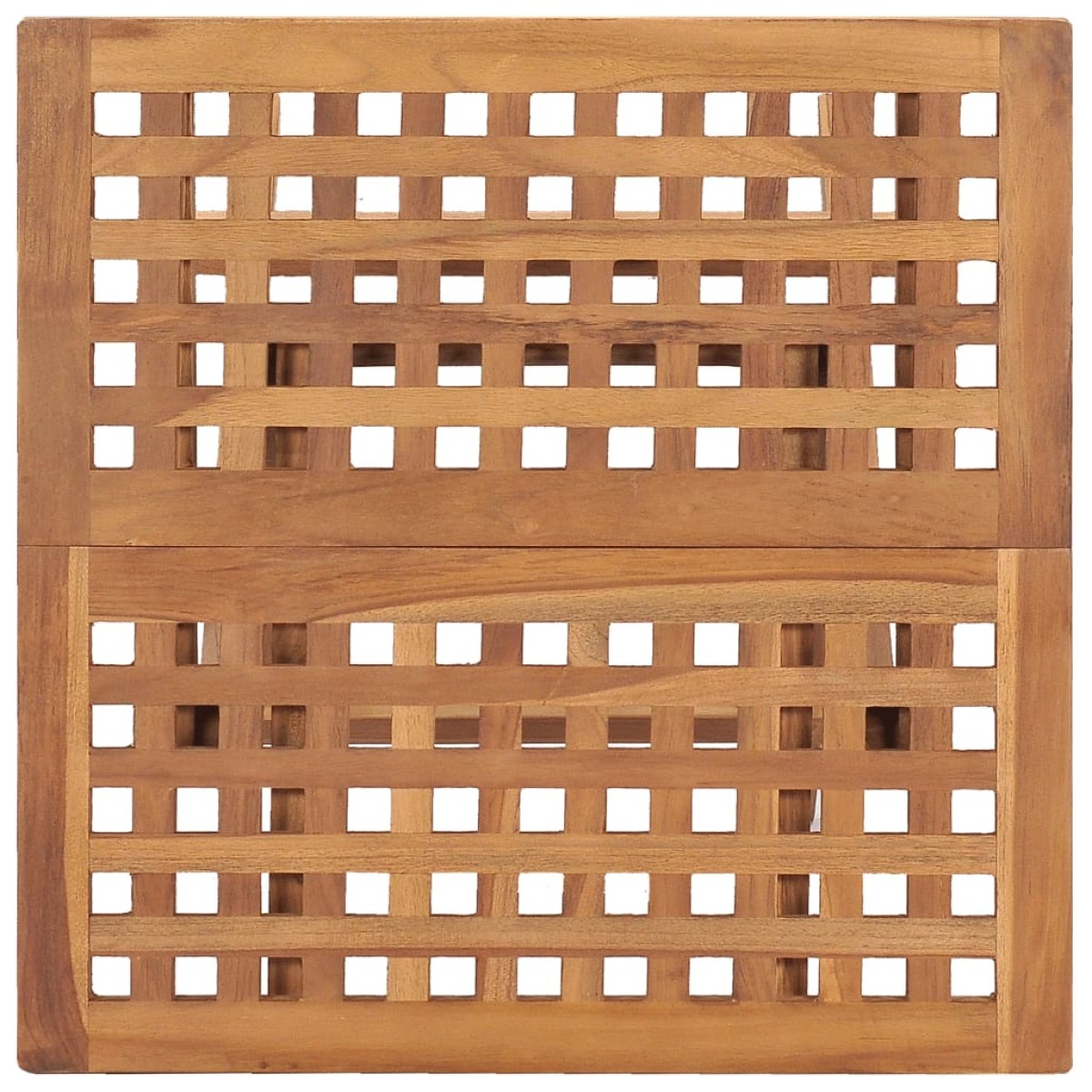 vidaXL Τραπέζι Κήπου Πτυσσόμενο 50 x 50 x 50 εκ. από Μασίφ Ξύλο Teak