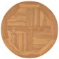 vidaXL Τραπέζι Bistro Ø 60 x 60 εκ. από Μασίφ Ξύλο Teak