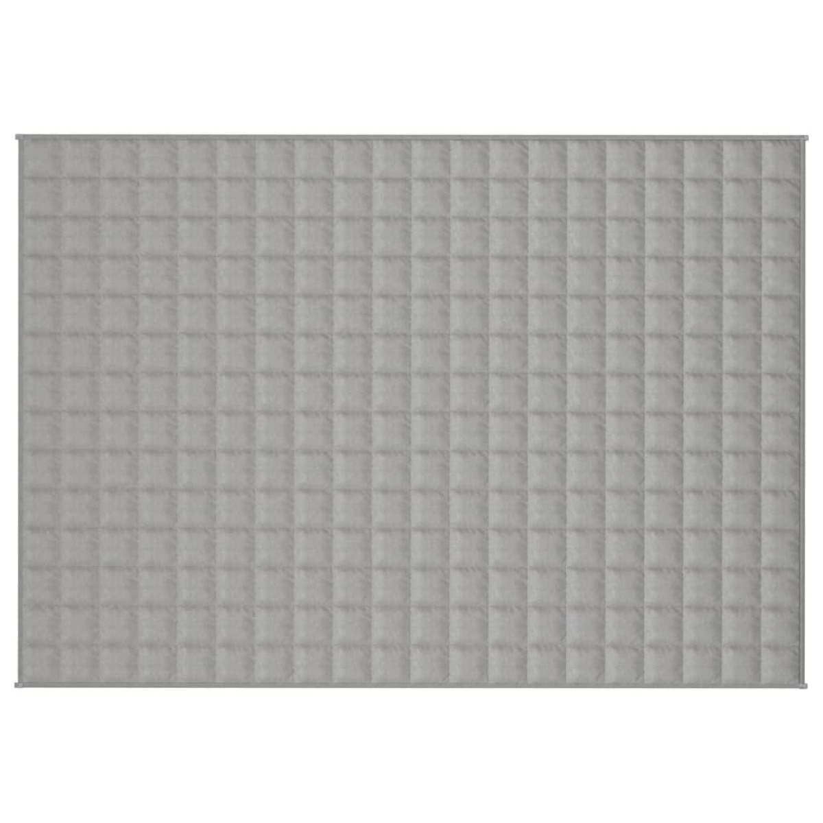 vidaXL Κουβέρτα Βαρύτητας Γκρι 135 x 200 εκ. 6 κ. Υφασμάτινη