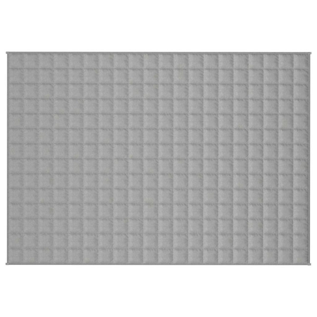 vidaXL Κουβέρτα Βαρύτητας Γκρι 140 x 200 εκ. 10 κ. Υφασμάτινη