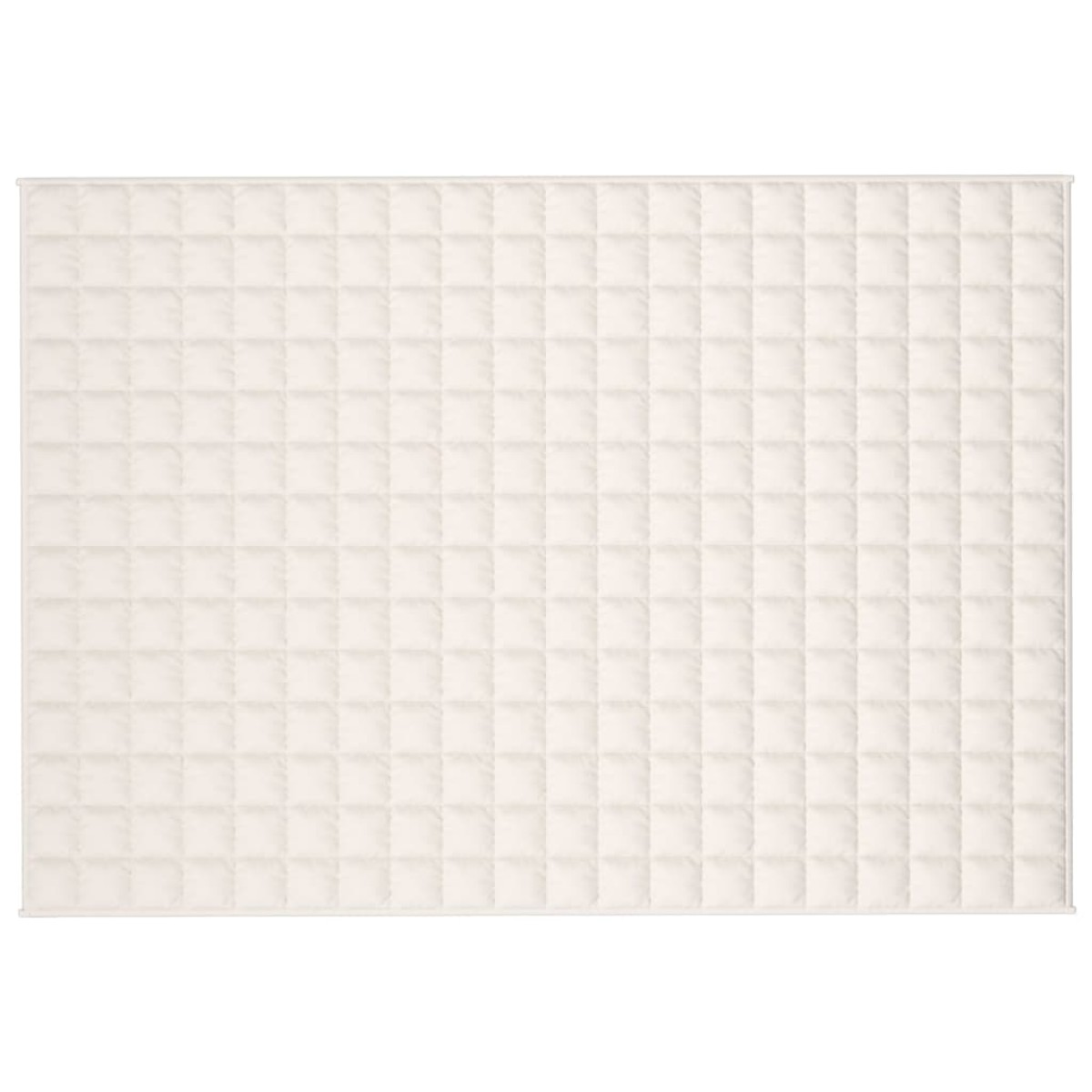 vidaXL Κουβέρτα Βαρύτητας Ανοιχτό Κρεμ 137 x 200 εκ. 6 κ. Υφασμάτινη