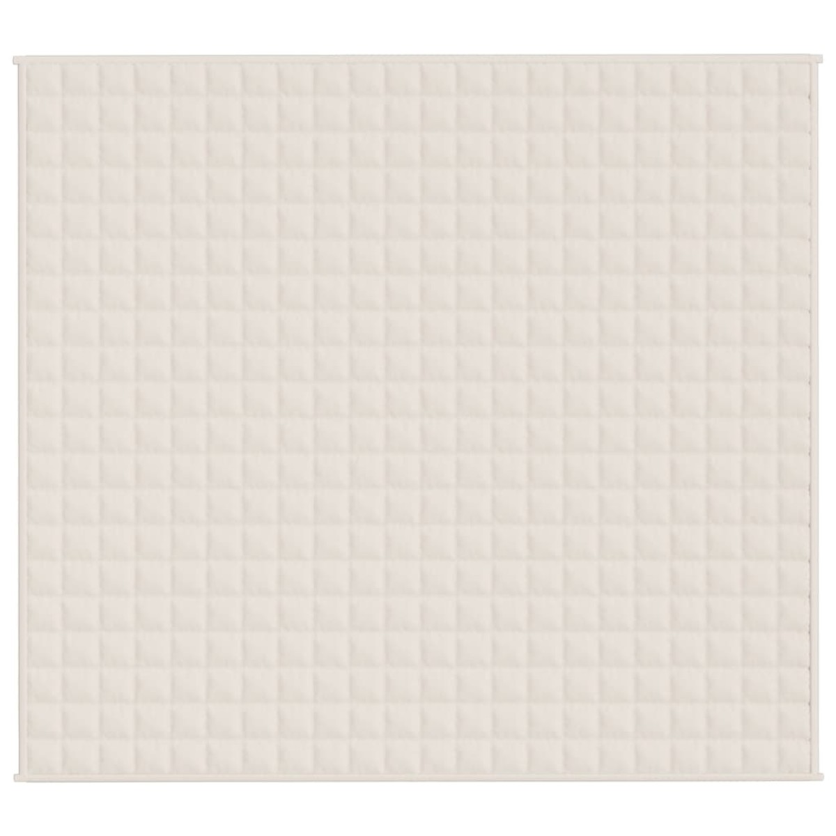 vidaXL Κουβέρτα Βαρύτητας Ανοιχτό Κρεμ 200 x 220 εκ. 9 κ. Υφασμάτινη