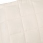 vidaXL Κουβέρτα Βαρύτητας Ανοιχτό Κρεμ 220 x 240 εκ. 11 κ. Υφασμάτινη