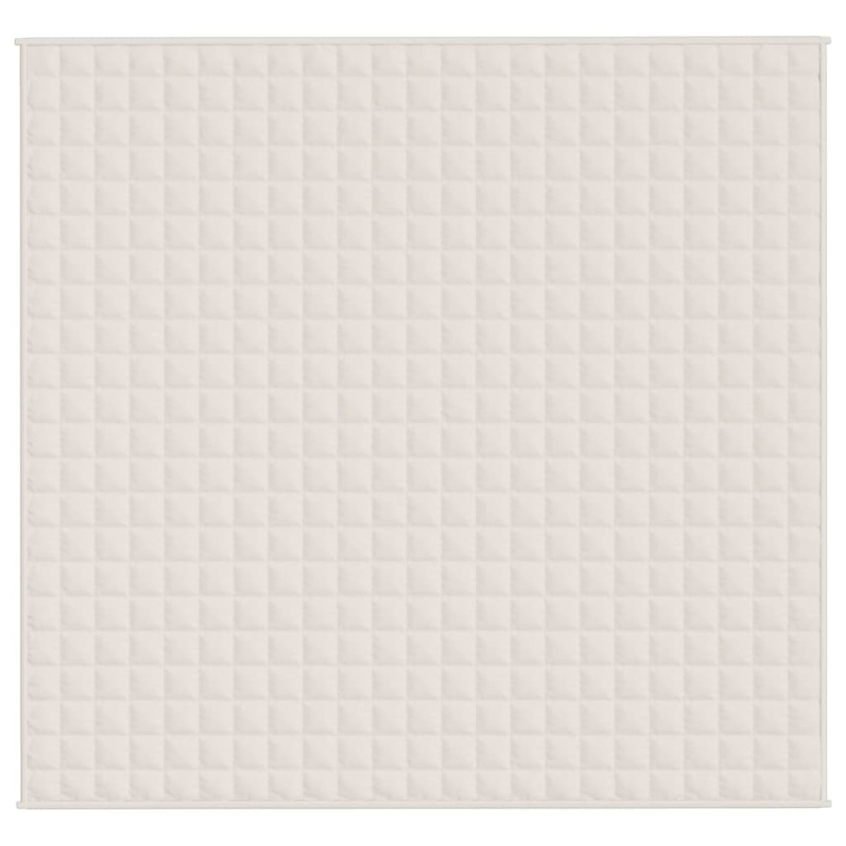 vidaXL Κουβέρτα Βαρύτητας Ανοιχτό Κρεμ 220 x 230 εκ. 15 κ. Υφασμάτινη