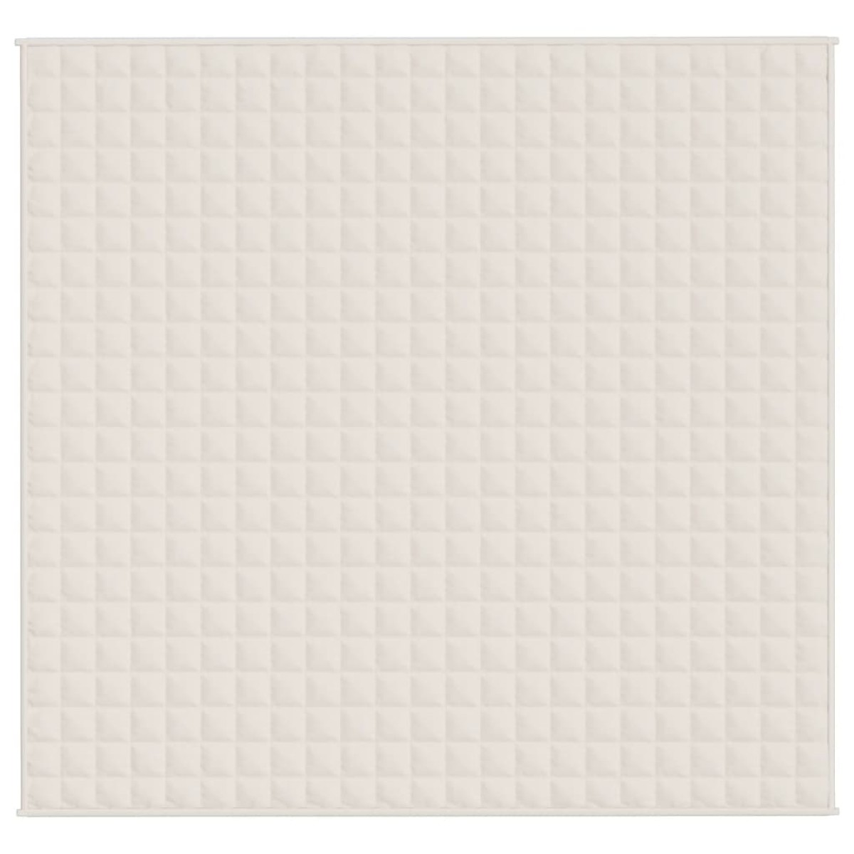 vidaXL Κουβέρτα Βαρύτητας Ανοιχτό Κρεμ 220 x 240 εκ. 15 κ. Υφασμάτινη