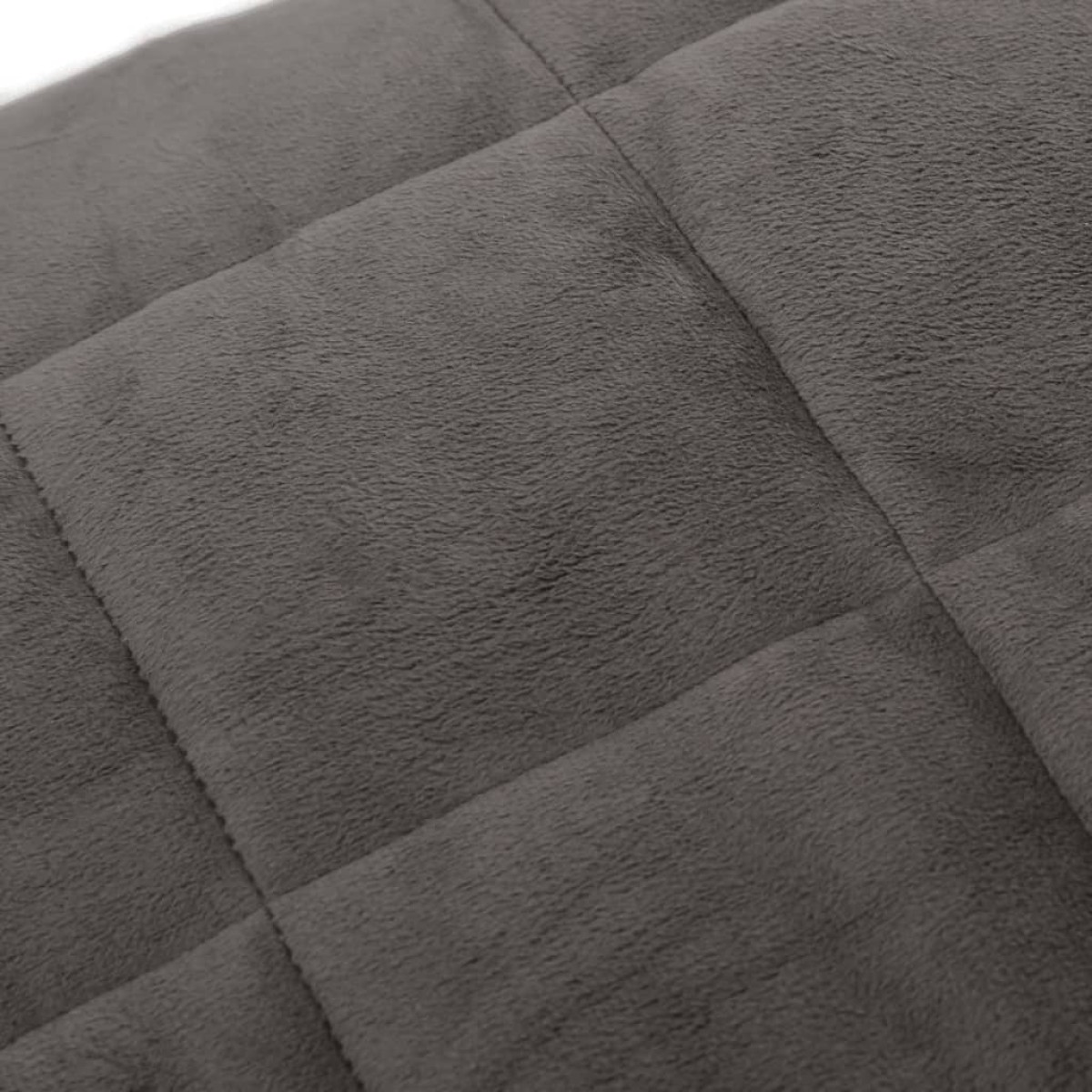 vidaXL Κουβέρτα Βαρύτητας Γκρι 135 x 200 εκ. 6 κ. Υφασμάτινη