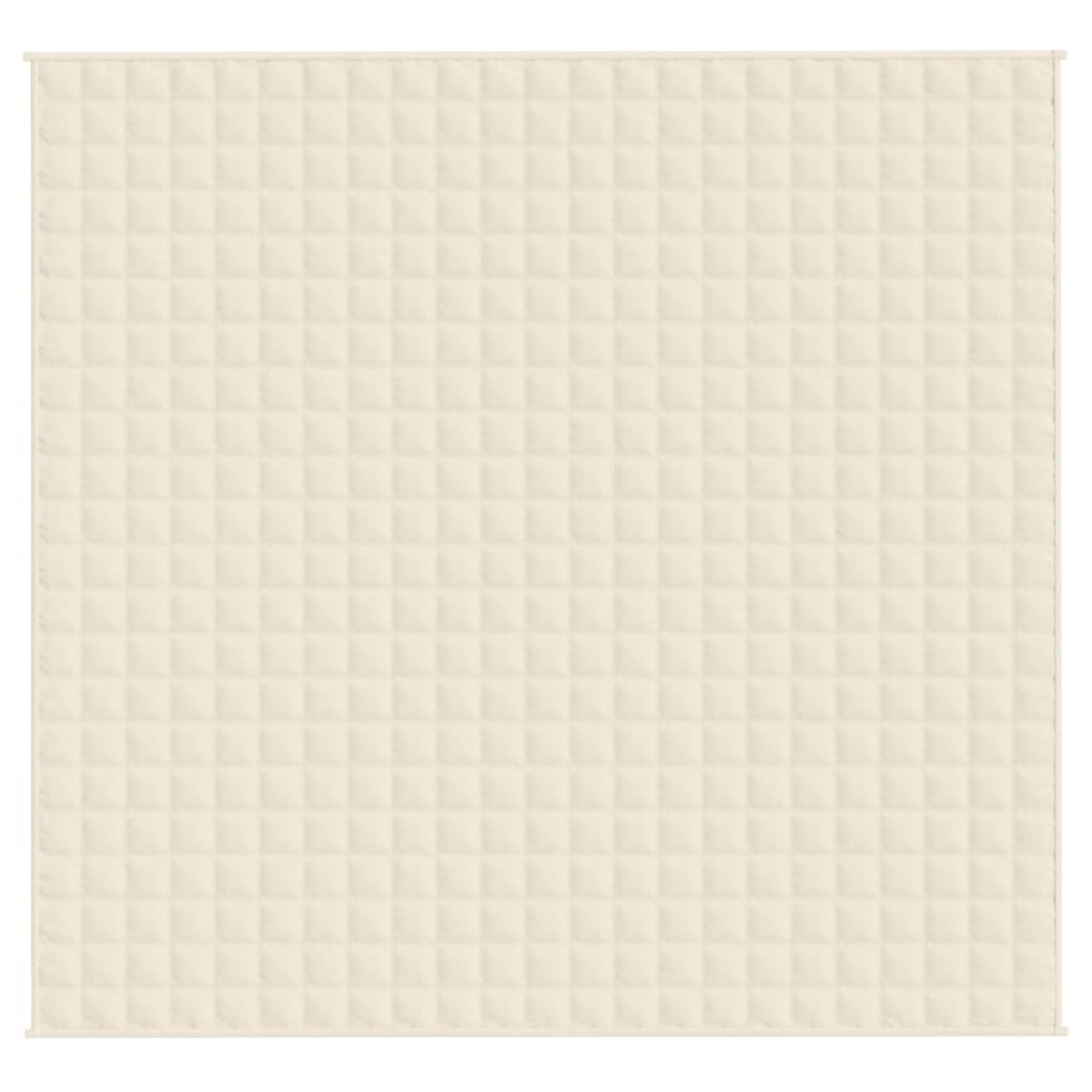 vidaXL Κουβέρτα Βαρύτητας Ανοιχτό Κρεμ 220 x 240 εκ. 11 κ. Υφασμάτινη