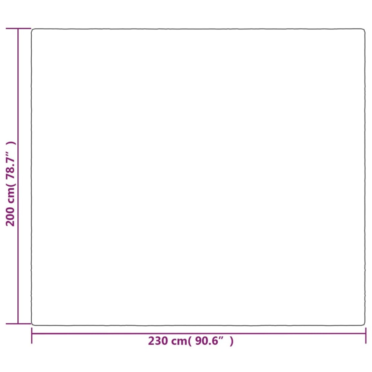 vidaXL Κουβέρτα Βαρύτητας με Κάλυμμα Γκρι 200x230 εκ. 9 κ. Υφασμάτινη