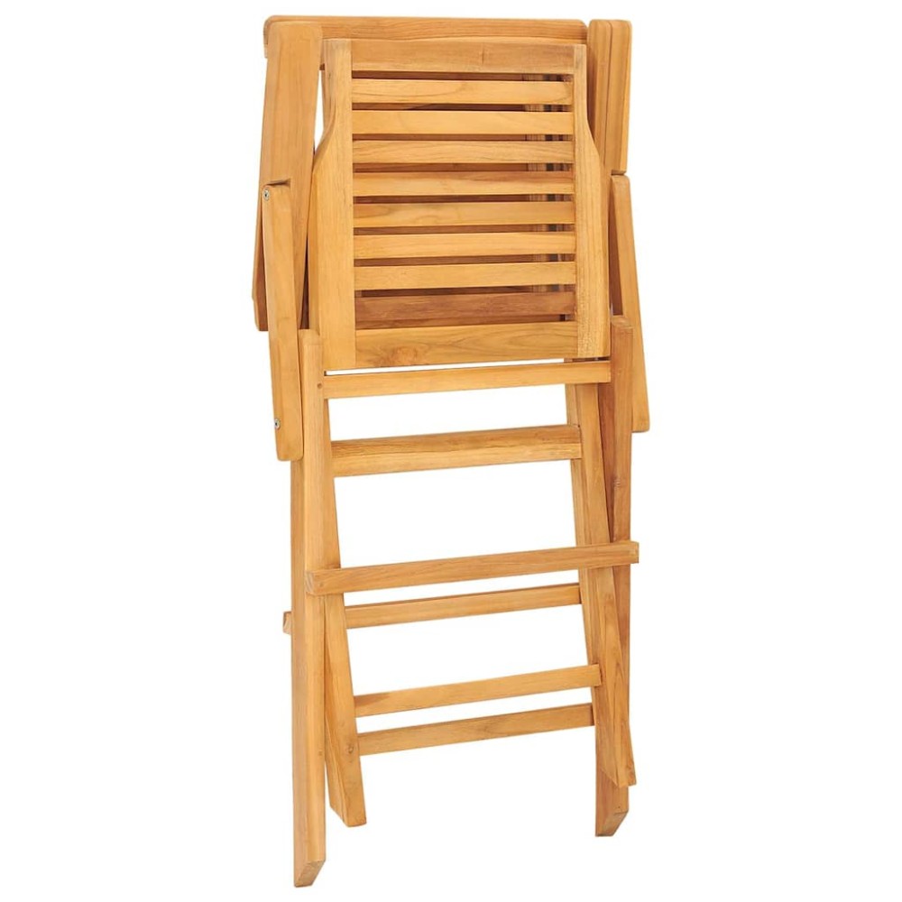 vidaXL Πτυσσόμενες Καρέκλες 6 τεμ. 56x63x90 εκ. Μασίφ Ξύλο Teak