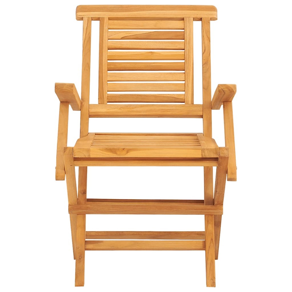 vidaXL Καρέκλες Κήπου Πτυσσόμενες 6 τεμ. 56x63x90 εκ. Μασίφ Ξύλο Teak
