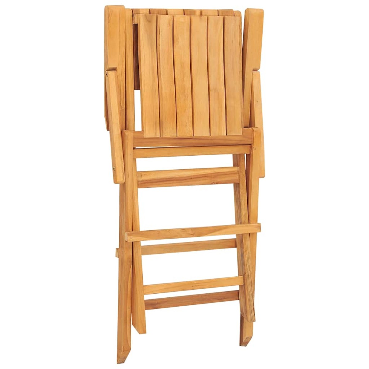 vidaXL Καρέκλες Κήπου Πτυσσόμενες 6 τεμ. 55x61x90 εκ. Μασίφ Ξύλο Teak