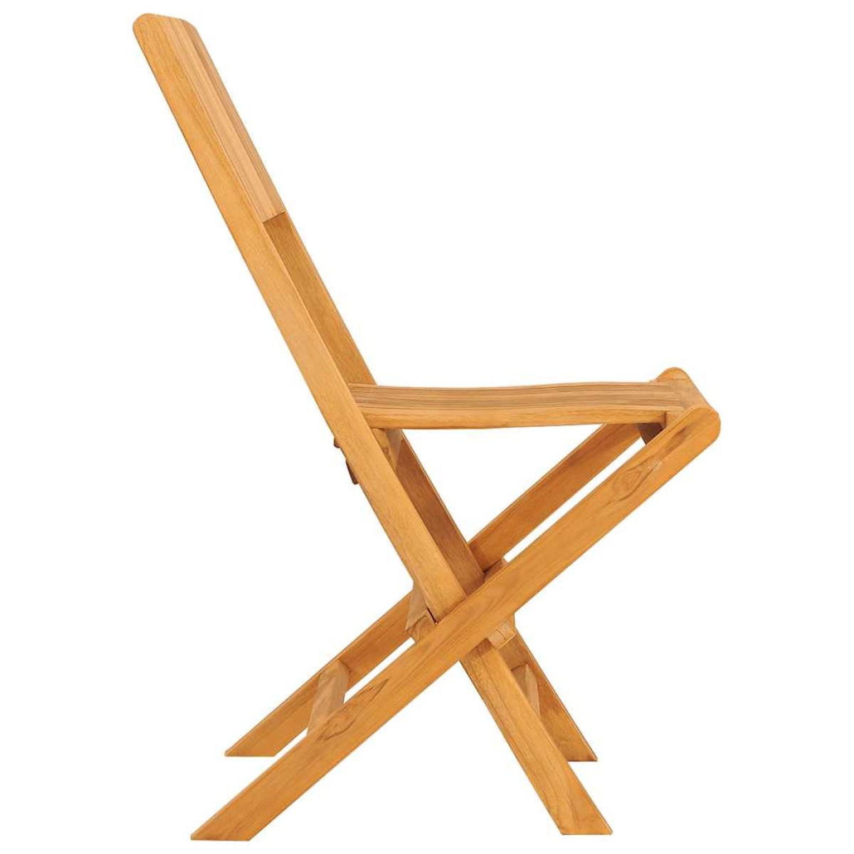 vidaXL Καρέκλες Κήπου Πτυσσόμενες 6 τεμ. 47x62x90 εκ. Μασίφ Ξύλο Teak