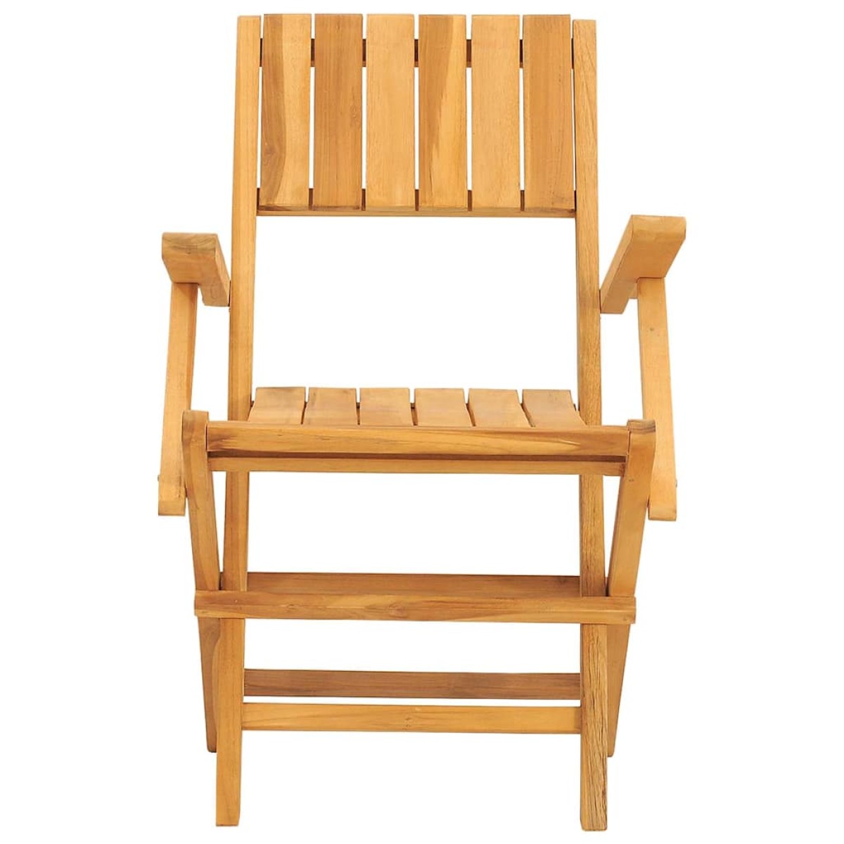 vidaXL Καρέκλες Κήπου Πτυσσόμενες 6 τεμ. 55x62x90 εκ. Μασίφ Ξύλο Teak