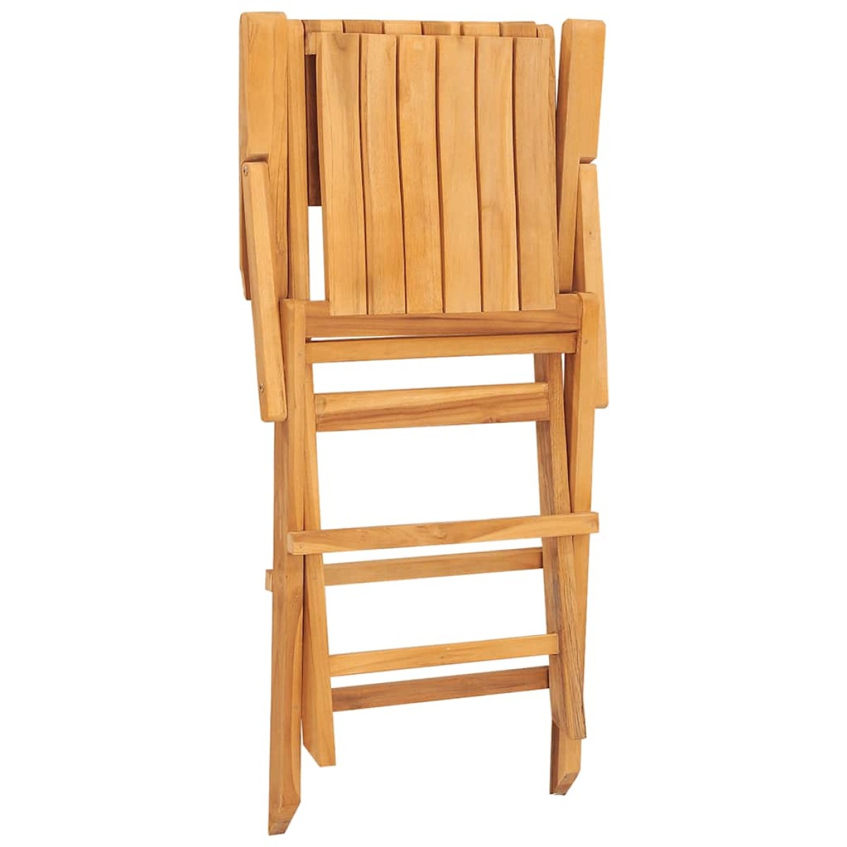 vidaXL Καρέκλες Κήπου Πτυσσόμενες 8 τεμ. 55x62x90 εκ. Μασίφ Ξύλο Teak