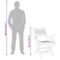vidaXL Καρέκλες Κήπου Πτυσσόμενες 8 τεμ. 55x62x90 εκ. Μασίφ Ξύλο Teak