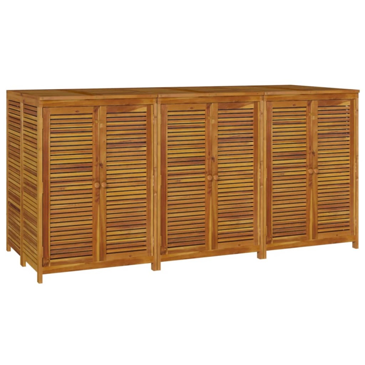 vidaXL Μπαούλο Αποθήκευσης Κήπου 210x87x104 εκ. από Μασίφ Ξύλο Ακακίας