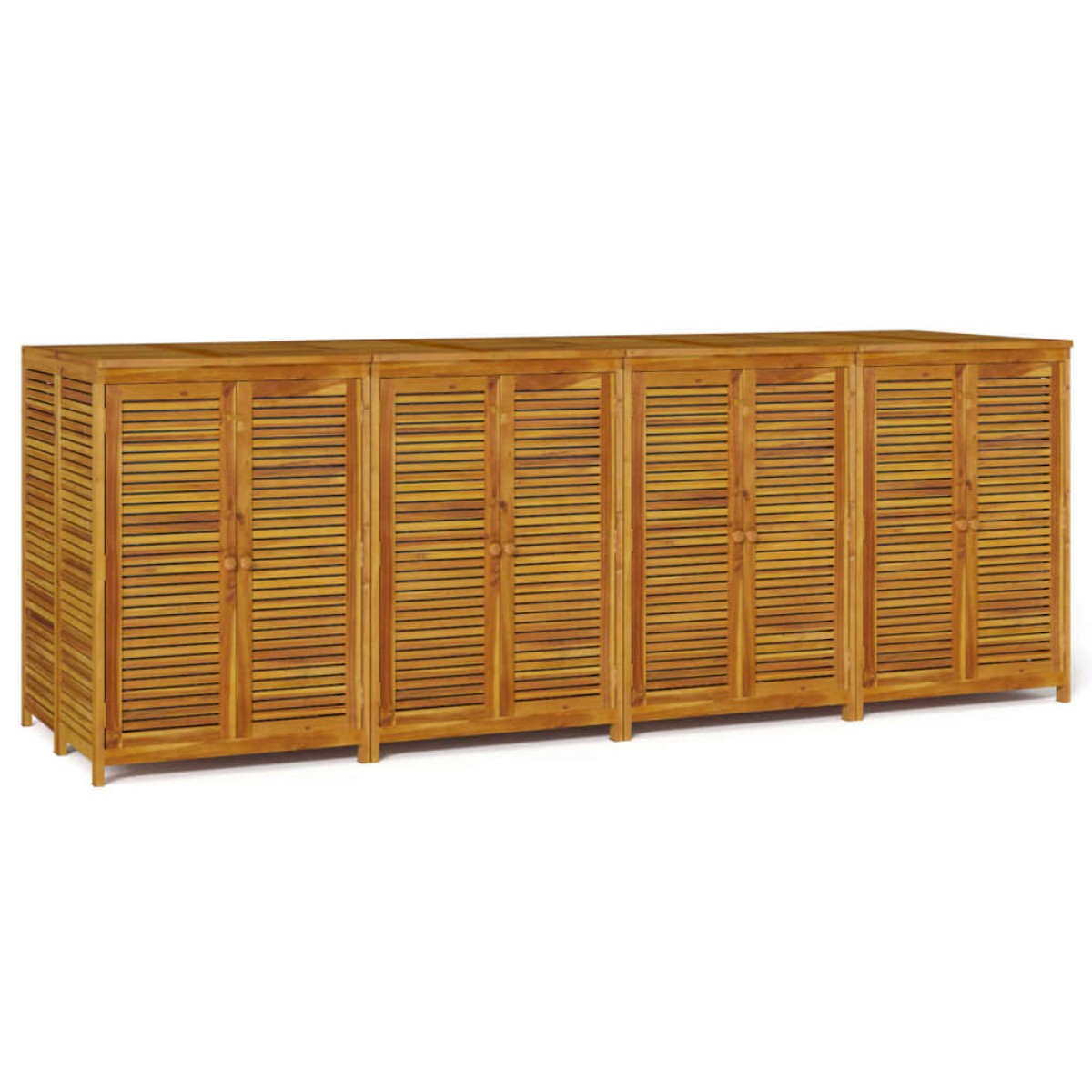 vidaXL Μπαούλο Αποθήκευσης Κήπου 280x87x104 εκ. από Μασίφ Ξύλο Ακακίας