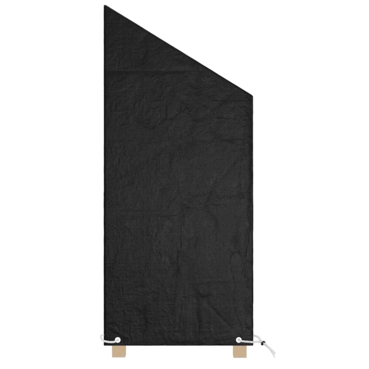 vidaXL Καλύμματα Καρέκλας με 8 Κρίκους 2 τεμ 65x65x110/150 εκ Πολυαιθ.
