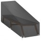 vidaXL Κάλυμμα Ξαπλώστρας 2 τεμ με 12 Κρίκους 205x75x40/70 εκ Πολυαιθ.