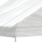 vidaXL Κιόσκι με Τέντα Λευκό 4,46 x 2,28 x 2,69 μ. από Πολυαιθυλένιο