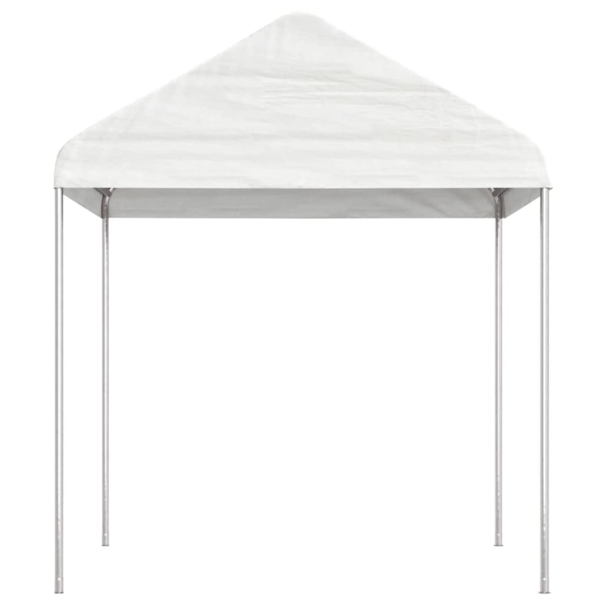 vidaXL Κιόσκι με Τέντα Λευκό 6,69 x 2,28 x 2,69 μ. από Πολυαιθυλένιο