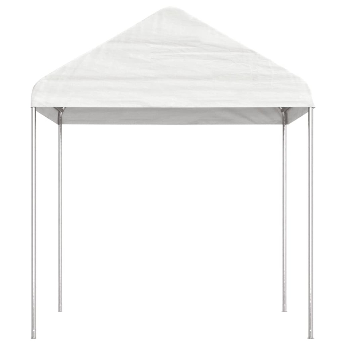 vidaXL Κιόσκι με Τέντα Λευκό 8,92 x 2,28 x 2,69 μ. από Πολυαιθυλένιο