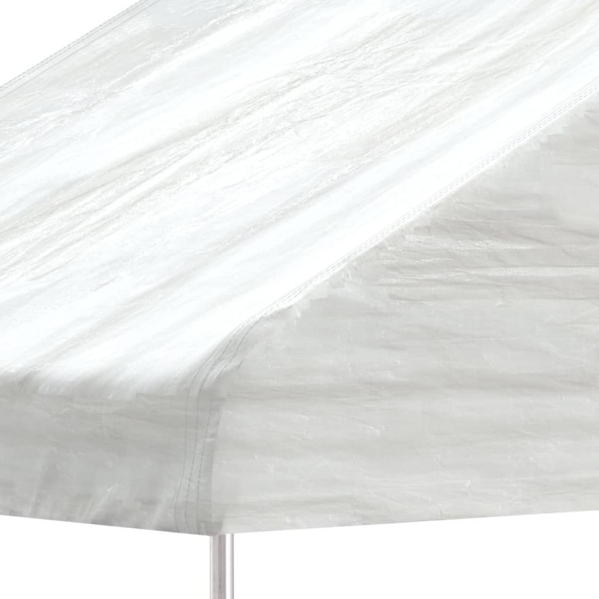 vidaXL Κιόσκι με Τέντα Λευκό 15,61 x 2,28 x 2,69 μ. από Πολυαιθυλένιο