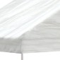 vidaXL Κιόσκι με Τέντα Λευκό 15,61 x 2,28 x 2,69 μ. από Πολυαιθυλένιο