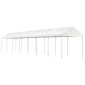 vidaXL Κιόσκι με Τέντα Λευκό 15,61 x 2,28 x 2,69 μ. από Πολυαιθυλένιο