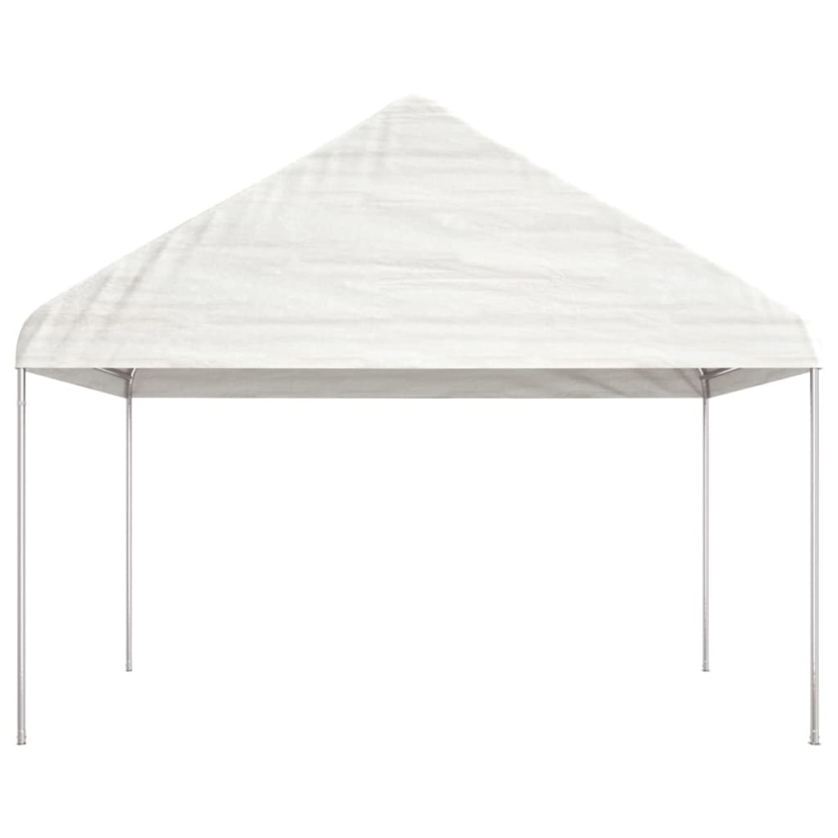 vidaXL Κιόσκι με Τέντα Λευκό 6,69 x 4,08 x 3,22 μ. από Πολυαιθυλένιο
