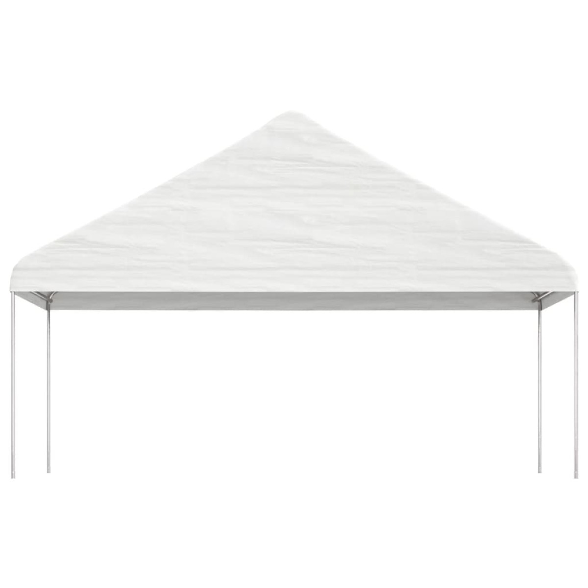vidaXL Κιόσκι με Τέντα Λευκό 17,84 x 5,88 x 3,75 μ. από Πολυαιθυλένιο