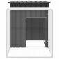 vidaXL Κλουβί Κουνελιών Ανθρακί 200x91x100 εκ. από Γαλβανισμένο Χάλυβα