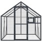 vidaXL Κλουβί Ανθρακί 1,79 x 2 x 1,85 μ. από Αλουμίνιο