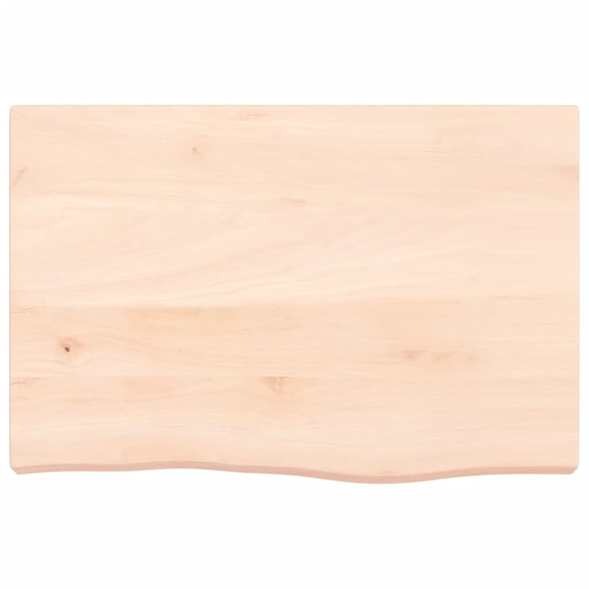 vidaXL Πάγκος Μπάνιου 60x40x(2-6) εκ. από Ακατέργαστο Μασίφ Ξύλο