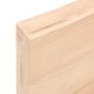 vidaXL Πάγκος Μπάνιου 80x30x(2-6) εκ. από Ακατέργαστο Μασίφ Ξύλο