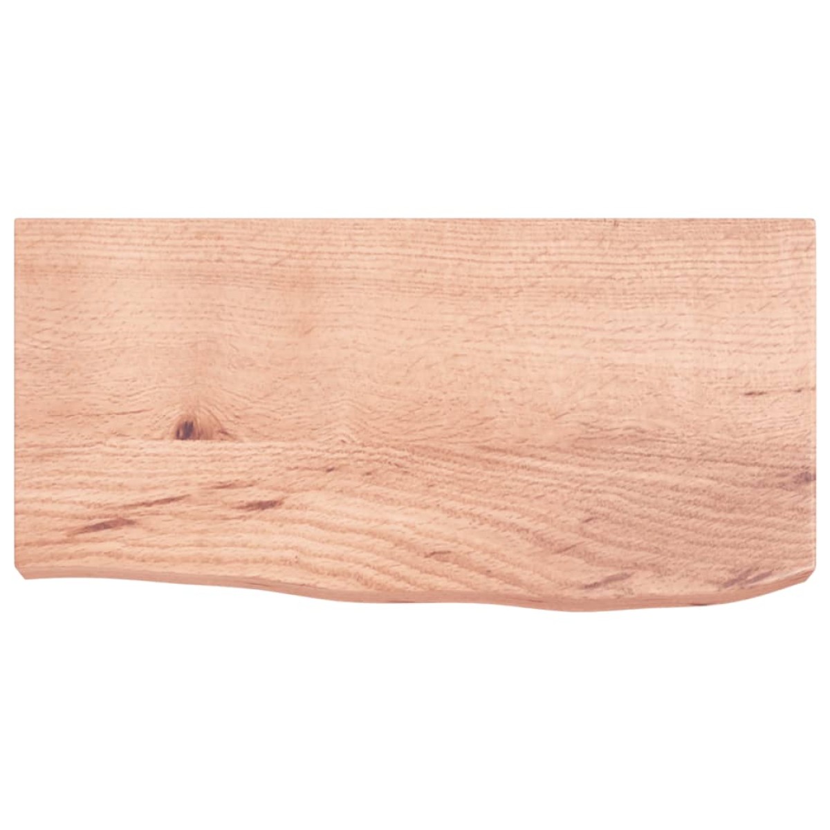 vidaXL Πάγκος Μπάνιου Αν. Καφέ 60x30x(2-6) εκ. Επεξεργ. Μασίφ Ξύλο