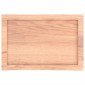 vidaXL Πάγκος Μπάνιου Αν. Καφέ 60x40x(2-6) εκ. Επεξεργ. Μασίφ Ξύλο