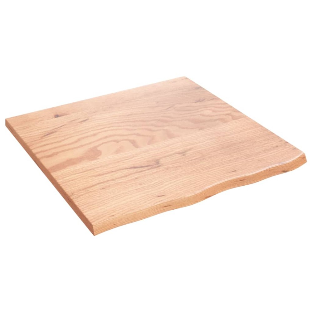 vidaXL Πάγκος Μπάνιου Αν. Καφέ 60x60x2 εκ. Επεξεργ. Μασίφ Ξύλο
