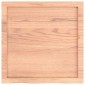 vidaXL Πάγκος Μπάνιου Ανοιχτό Καφέ 60x60x6 εκ. Επεξ. Μασίφ Ξύλο